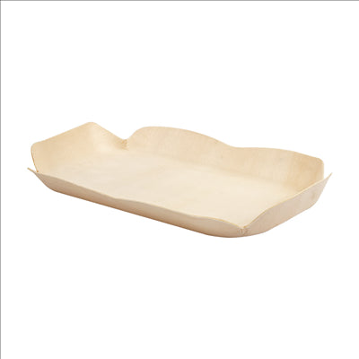 BARQUETTES RECTANGULAIRES 'WOOD' 16,5x11x2 CM NATUREL BOIS (200 UNITÉS)