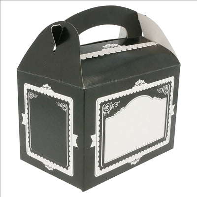 BOÎTES"VINTAGE"  320 G/M2 17x16x10 CM NOIR CARTON (300 UNITÉS)