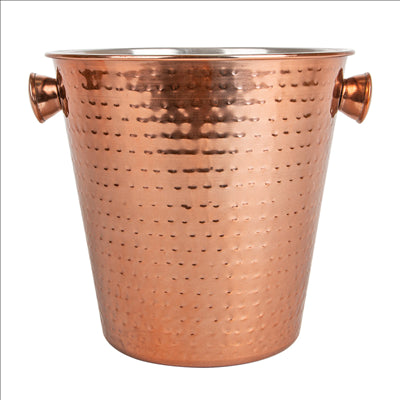 SEAU À CHAMPAGNE MARTELÉ 'ARTINOX' Ø 22,2x20 CM CUIVRE INOX (1 UNITÉ)