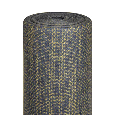 NAPPE 'ELEGANCE' 60 G/M2 1,2x25 M NOIR AIRLAID (1 UNITÉ)