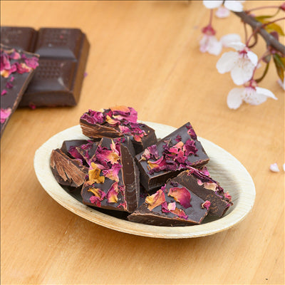 RÉCIPIENTS OVALES 'ARECA' 9x6x1,5 CM NATUREL ARECA (500 UNITÉS)