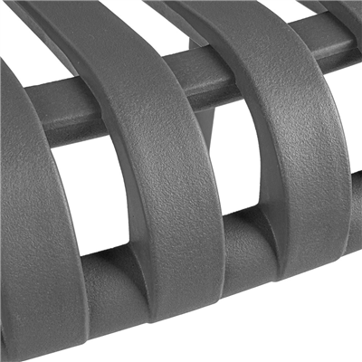 CHAISE EMPILABLE 'SUPRA-TEK' 52x52x81 CM GRIS PP (4 UNITÉS)