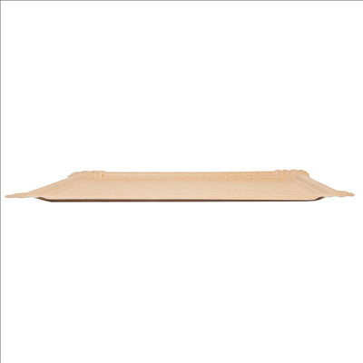 PLATEAUX PÂTISSERIE - MOYENS  400 G/M2 30x21 CM NATUREL KRAFT (125 UNITÉS)