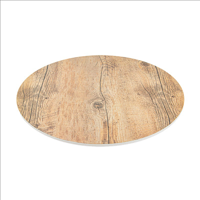 PLATEAUX RONDS 'ASAMI WARE' Ø 33 x 0,4 CM COMPARAISON BOIS MÉLAMINE (3 UNITÉS)