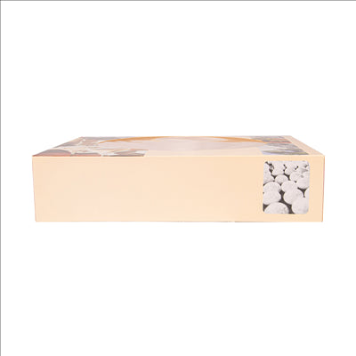 50 U. CARTONS AUTOMONTABLES TRAITEUR AVEC FENÊTRE 325 G/M2 35x25x8 CM QUADRICHROMIE CARTON (50 UNITÉS)