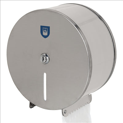 DISTRIBUTEUR HYGIÉNIQUE 'BABY JUMBO' Ø 25x12 CM ARGENTE INOX (1 UNITÉ)