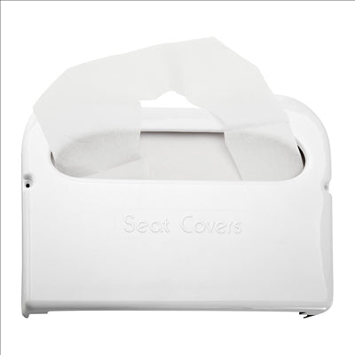 DISTRIBUTEUR COUVRE SIÈGE "W.C." 41,5x29x6 CM BLANC ABS (1 UNITÉ)