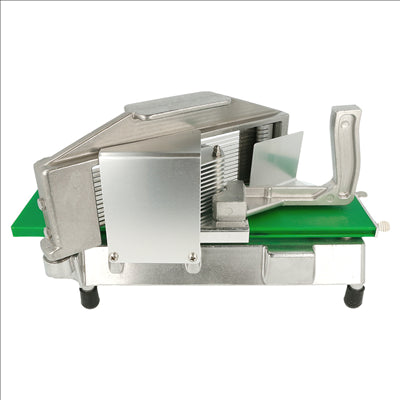 "TOMATO SLICER" COUPE TOMATES TRANCHES 4,8 MM 38x17x16 CM ARGENTE ALUMINIUM (1 UNITÉ)