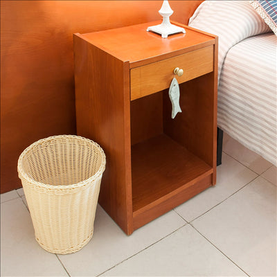 CORBEILLE CHAMBRES 10 L Ø 25x27 CM NATUREL PP (1 UNITÉ)