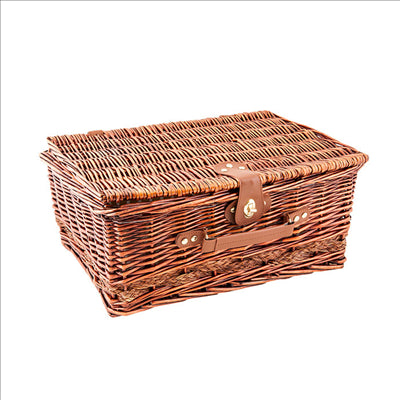 CORBEILLE POUR LOTS 32x44x19 CM MARRON OSIER (10 UNITÉS)
