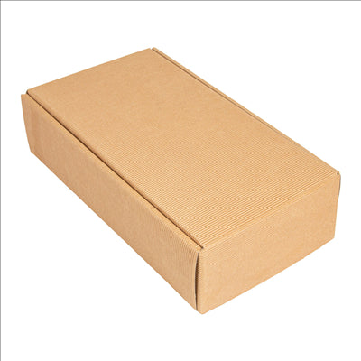30 U. COFFRETS 2 BOUTEILLES 34x18,5x9 CM NATUREL KRAFT (1 UNITÉ)