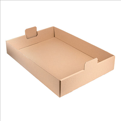PLATEAUX "TRAITEUR" 380 G/M2 62x43,5x9,5 CM HAVANE KRAFT (50 UNITÉS)