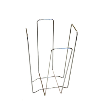 DISTRIBUTEUR SERVIETTES 18x18x19,4 CM ARGENTE INOX (1 UNITÉ)