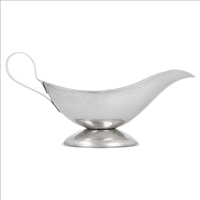 SAUCIÈRE "ALADIN" 150 ML 16x7,5x9 CM ARGENTE INOX (12 UNITÉS)