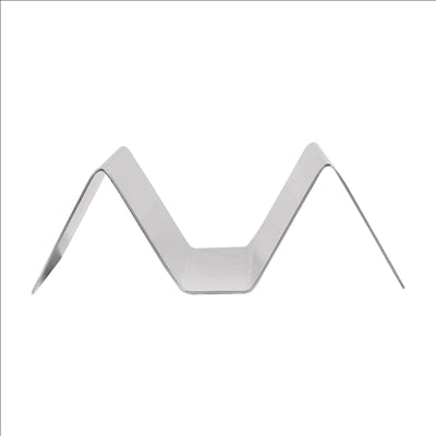 RACK POUR 1/2 TACOS 'ARTINOX' 10x8x3,5 CM ARGENTE INOX (12 UNITÉS)