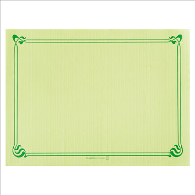 SETS DE TABLE 48 G/M2 31x43 CM VERT ANIS CELLULOSE (2000 UNITÉS)