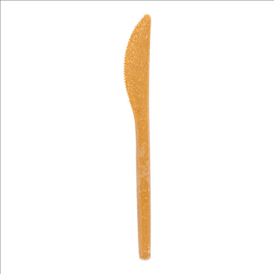COUTEAUX 17 CM NATUREL FIBRE DE BOIS (80 UNITÉS)