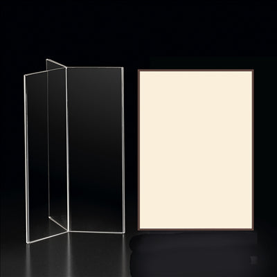 BRISTOLS POUR PORTE-MENUS - LISERÉ MARRON 130 G/M2 15,3x21 CM IVOIRE CARTON (100 UNITÉS)