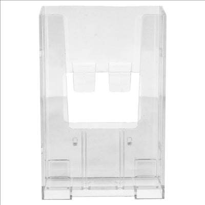 PORTE BROCHURES 1/3 DIN-A4 10,5x15,7x6,5 CM TRANSPARENT PS (12 UNITÉS)