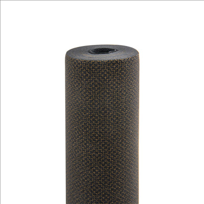 "TÊTE-À-TÊTE" PRE.120 'ELEGANCE' 60 G/M2 0,40x12 M NOIR AIRLAID (6 UNITÉS)
