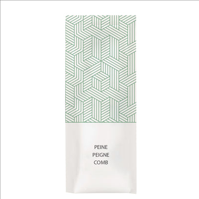 PEIGNES EN SACHETS BLANC 'THERAPY' 12,5x2,8 CM BEIGE PP (250 UNITÉS)