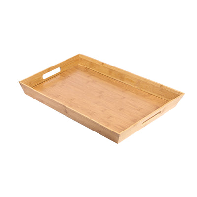 PLATEAU 40x30x4,5 CM NATUREL BAMBOU (1 UNITÉ)