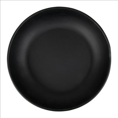 ASSIETTES CREUSES 'ASAMI WARE' Ø 24,5x5,3 CM NOIR MÉLAMINE (6 UNITÉS)