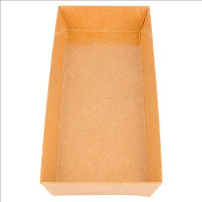 BARQUETTES  250 + 12,5 PE G/M2 19x8,5x3,5 CM NATUREL KRAFT (1000 UNITÉS)