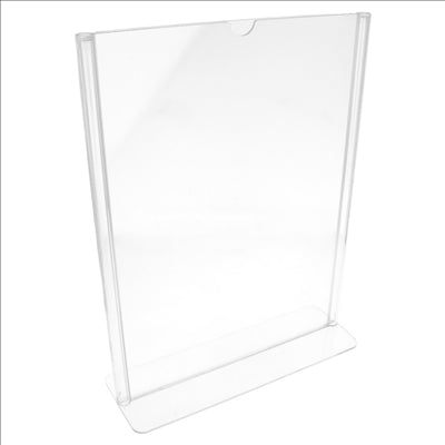 PORTE MENUS DE TABLE DIN-A4 21x29,7 CM TRANSPARENT PS (10 UNITÉS)