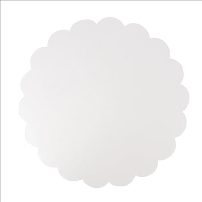DISQUES PLATS PÂTISSERIE 420 G/M2 Ø 35 CM BLANC CARTON (250 UNITÉS)