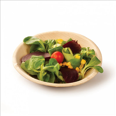 BOLS 'ARECA' Ø 15x5 CM NATUREL ARECA (200 UNITÉS)