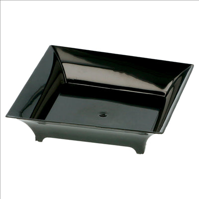 MISES EN BOUCHE RÉUTILISABLES "CARRÉ" 36 ML 6,3x6,3x1,5 CM NOIR PS (720 UNITÉS)
