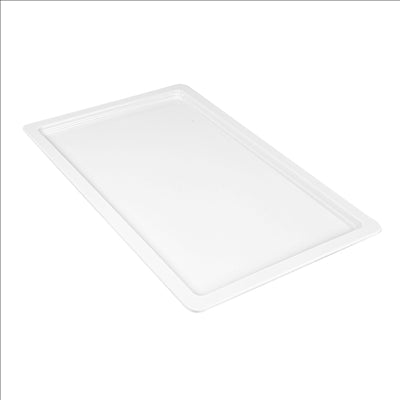 BACS GN 1/1 53 x 32 x 2 (h) CM BLANC MÉLAMINE (6 UNITÉS)