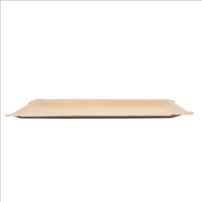 PLATEAUX PÂTISSERIE - MOYENS  340 G/M2 26x18 CM NATUREL KRAFT (250 UNITÉS)