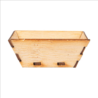 MINI RÉCIPIENTS POUR MISE EN BOUCHE 5x5x2 CM NATUREL BAMBOU (100 UNITÉS)