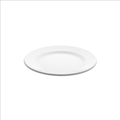 ASSIETTES 'ASAMI WARE' Ø 18x2,1 CM BLANC MÉLAMINE (12 UNITÉS)