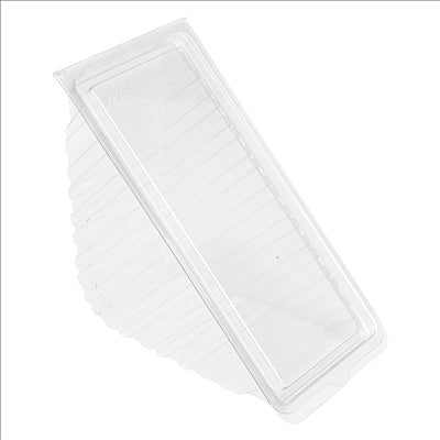 BOÎTES TRIANGULAIRES SANDWICH TRIPLE 11x11x7,5 CM TRANSPARENT RPET (500 UNITÉS)