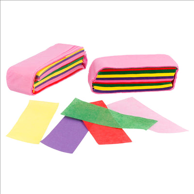 CONFETTI RECTANGULAIRE 1 KG 5x2 CM ASSORTI PAPIER (1 UNITÉ)