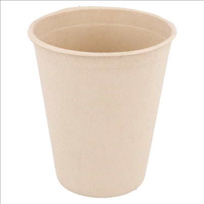 GOBELETS 'BIONIC' 260 ML Ø 8x9,1 CM NATUREL BAGASSE (1000 UNITÉS)