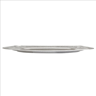 PLATEAUX OVALES 54,8x36x2,2 CM ALUMINIUM (10 UNITÉS)