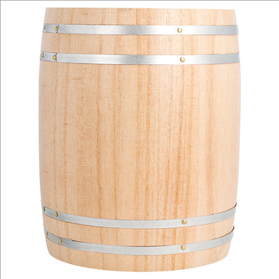 MINI BARIL Ø11,5x13,8 CM NATUREL BOIS (1 UNITÉ)