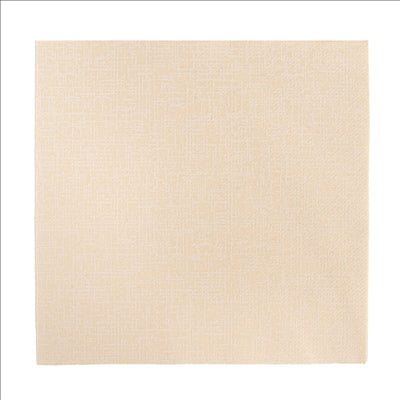 SERVIETTES P. 1/4 'JAZZ' 55 G/M2 40x40 CM IVOIRE AIRLAID (700 UNITÉS)