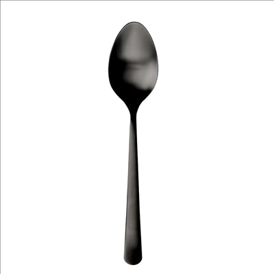 CUILLERES DE TABLE 'OSLO' 21,1 CM NOIR ACIER (12 UNITÉS)