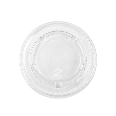 COUVERCLES POUR POTS 130.11/12/13/16/22/24 Ø 7,4 CM TRANSPARENT PET (2500 UNITÉS)