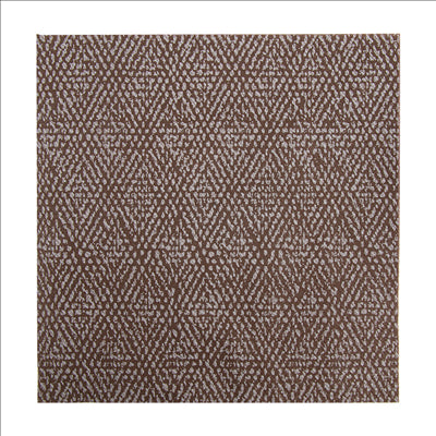 SERVIETTES P. 1/4 'KEIKO' 55 G/M2 40x40 CM CHOCOLAT AIRLAID (700 UNITÉS)