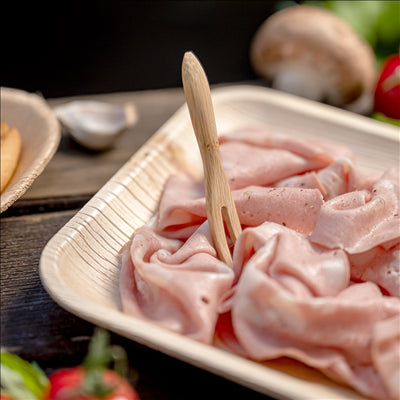 MINI FOURCHETTES 9 CM BAMBOU (50 UNITÉS)