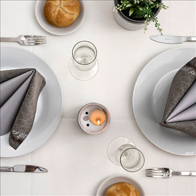 NAPPE EN ROULEAU 55 G/M2 1,20x25 M BLANC AIRLAID (1 UNITÉ)