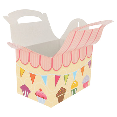 BOÎTES MENU ENFANT 'PARTY' 320 G/M2 15,50x10,50x17,50 CM QUADRICHROMIE CARTON (300 UNITÉS)