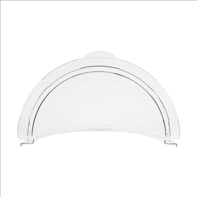 COUPOLE BASCULANTE Ø 41x19,5 CM TRANSPARENT POLYCARBONATE (1 UNITÉ)