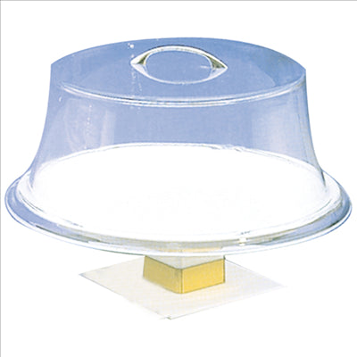 COUPOLE CYLINDRIQUE ACRYLIQUE Ø 30,3x16 CM TRANSPARENT PLASTIQUE (1 UNITÉ)